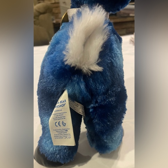 Build a bear Tinsel reindeer blue plush Christmas - Picture 7 of 11